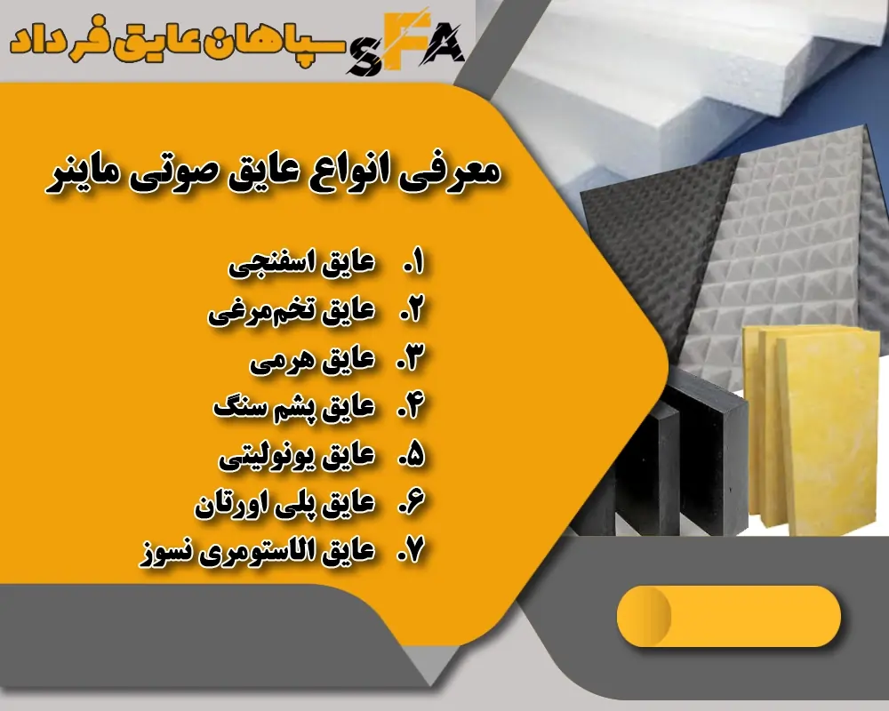 عایق صوتی ماینر 